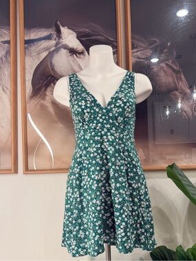 Motel Rocks | Dresses | Green Satin Motel Rocks Dress